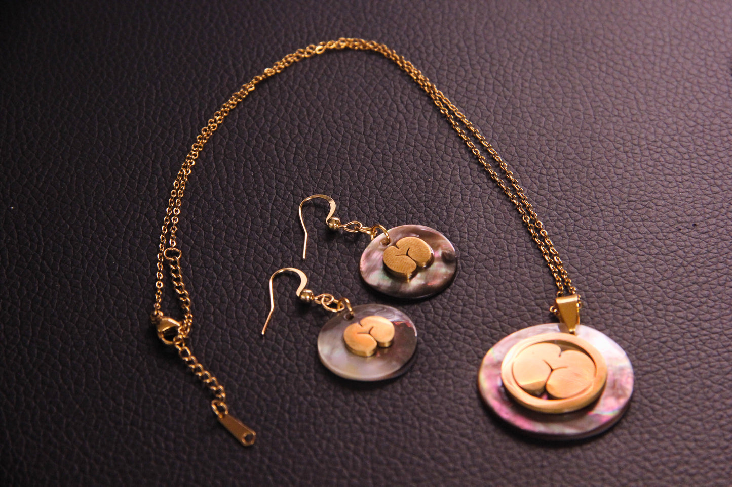 Coco de Mer on Black Shell Necklace