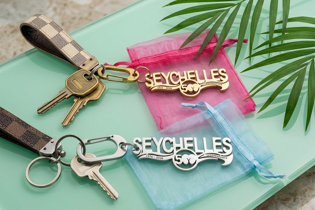 Seychelles Keychain/bottle opener