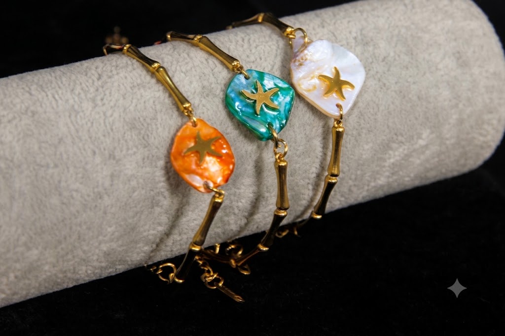 The Starfish & Shell Series-Coral-Orange Custom Sets