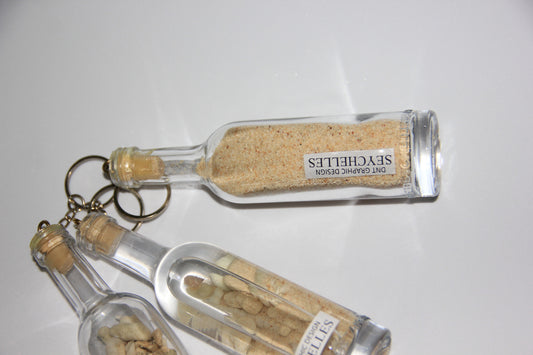 Bottle Key ring - "Sand"